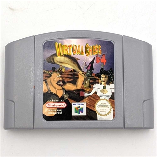 Virtual Chess 64 - Cartridge - Nintendo 64 Spil - (EUR) (A Grade) (Genbrug)